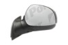 Oglinda exterioara Citroen C3 (Fc), 07.2005-12.2010, partea Stanga, culoare sticla crom, sticla convexa, carcasa grunduita, cu incalzire, ajustare el