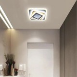 Lustra LED NEXA 3D 45W, Patrata, lumina Rece/Calda/Neutra , Alb ModernLight Concept