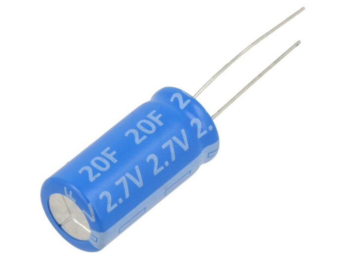 Supercondensator 20F 2.7V THT