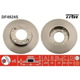 Set discuri frana Kia Carnival / Grand Carnival 3 (Vq), 2.2 CRDI, 2.7 V6, 2.9 CRDi, 2.9 CRDi LX, punte fata, 300, ventilat, TRW