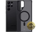 Husa MagSafe pentru Samsung Galaxy S22 Ultra 5G S908 3MK Smoke MagCase Neagra