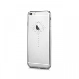 Husa iPhone 6 Plus Devia Silicon Iris Silver (Cristale Swarovski&reg;)