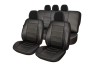 Huse Scaune Piele Perforata Toyota Hilux 2015-2024 Bancheta Fractionata Premium Compatibile Airbag