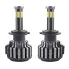 Set 2 LED-uri Auto Techstar&reg; F6, H7, 45w, 5000 Lumeni, 6500K, AUTO, 12-24 Volti, COB, Canbus