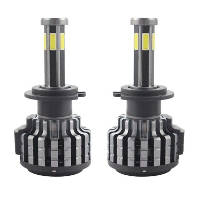 Set 2 LED-uri Auto Techstar&amp;reg; F6, H7, 45w, 5000 Lumeni, 6500K, AUTO, 12-24 Volti, COB, Canbus foto