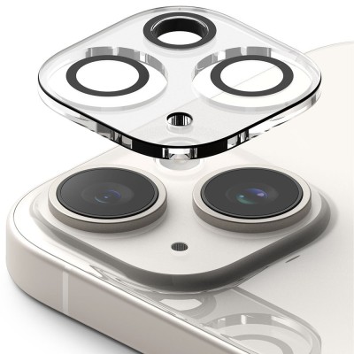 Pachet 2x Folie camera Ringke Iphone 15 15 Plus transparent foto