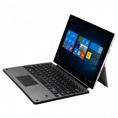 Husa aluminiu cu tastatura detasabila bluetooth si touchpad pentru Microsoft Surface Pro 3 / Pro 4, negru foto