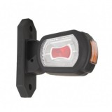 Lampa Gabarit LED 12/24V, Brat 99mm, 3 Functii: Pozitie, Spate, Laterala, Rosu/Alb/Galben, Omologare E9 E20
