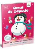 Omul de zapada. Carte de colorat cu abtibilduri - Gama