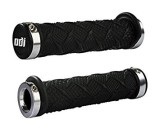 Mansoane ATV/UTV Odi X-Treme Lock-On, 130mm, Negre, Prindere Diamant, Anti-Alunecare, Capete Bare Incluse