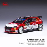 Modele auto și moto model 1/43 &Scaron;koda Fabia Rally2 2024 N.26 C. Ingram - Rally Monte Carlo - 1:43 ( lungime 10 cm )