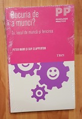 Bucuria de a munci? Tu, locul de munca si fericirea de Peter Warr foto