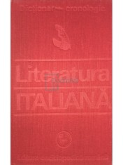 Nina Facon - Literatura italiana - Dictionar cronologic (Editia: 1974) foto