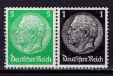 Cumpara ieftin ✅ ( S44 ) Germania Reich 1933 " Hindenburg - Presedintele Rep. Weimar" , pereche H , Michel 515+512 din carnete 1934 , MNH