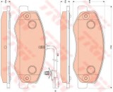 Set placute frana,frana disc RENAULT MASTER III caroserie (FV) (2010 - 2016) TRW GDB1885