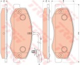 Set placute frana,frana disc RENAULT MASTER III platou / sasiu (EV, HV, UV) (2010 - 2016) TRW GDB1885