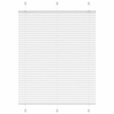 Gossi jaluza plisata alb 105x100 cm latime tesatura 104,4 cm foto