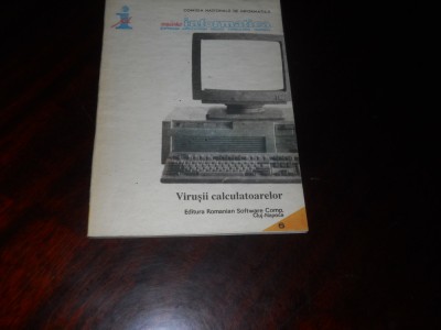 Virusii calculatoarelor (Microinformatica, Cluj-Napoca, 1991) foto