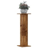 vidaXL Suporturi de plante 2 buc. lemn vechi 30x30x95cm lemn prelucrat 3307880