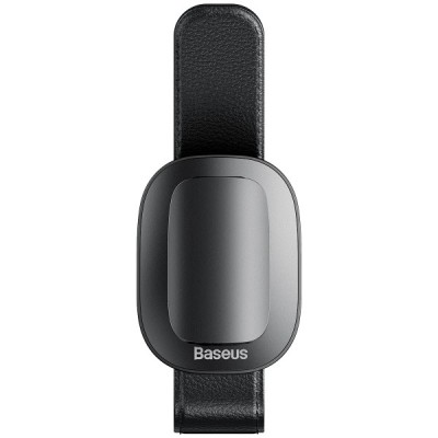 Suport Parasolar Baseus Platinum Clip pentru Ochelari, Negru ACYJN-B01 foto