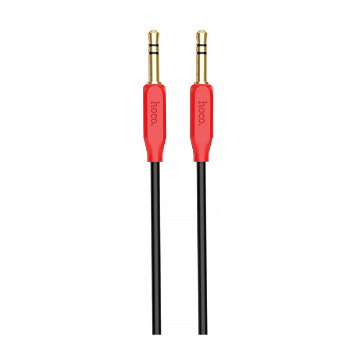 Cablu Audio 3.5 mm la 3.5 mm HOCO UPA11, 1 m, Negru