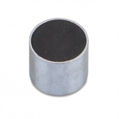 Magnet neodim oală D 13 x 11,5 mm cu gaură și capac de cauciuc