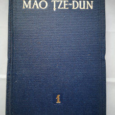 MAO TZE-DUN Opere alese -vol. I, II, III, IV,Ed. Pt Lit Pol, 1953,1955,cartonata