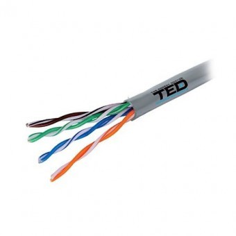 Cablu utp cat 5 cca 0.5mm 305m ted electric foto