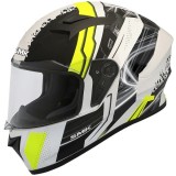 Casca integrala Smk Stellar Swank MA124, negru/galben, marime XS