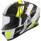 Casca integrala Smk Stellar Swank MA124, negru/galben, marime XS