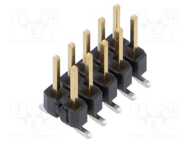 Conector şiruri pini tată 10 PIN 2,54mm aurit SMT SAMTEC