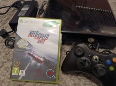 XBOX360 consola XBOX 360 model nou slim + 1 joc original Need for Speed RIVALS *(curse de masini auto)