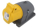 Conector de alimentare AC trifazat &icirc;n unghi IP44