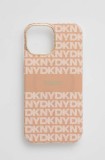 Dkny Husă pentru telefon iPhone 15 / 14 / 13 6.1 culoarea portocaliu, DKHMP15SHRHSEP