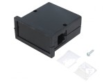 Carcasă ABS Neagră 72x72x36mm cu Răsucire, MASZCZYK
