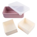Cutie Pranz Bento Melii Luxe Blush Berry cu Compartimente Detasabile, 700ml, Silicon Alimentar