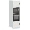 vidaXL Dulapuri pentru cuptor 2 buc Porto Alb lemn prelucrat 3315051