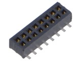 Conector şiruri pini mamă PIN 16 1,27mm gold flash SMT SAMTEC