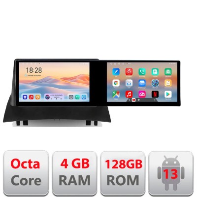 Navigatie Renault Megane 2 Kit-098 Edotec 2 ecrane 8 core 4+128 21.6 inch Incell android Wifi 5Ghz gps internet CarStore Technology foto