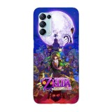 Husa compatibila cu Oppo A54 5G model Zelda Majoras mask, Silicon, TPU, Viceversa, Transparent, Carcasa