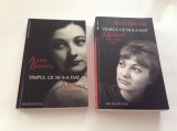 ANNIE BENTOIU TIMPUL CE NI S-A DAT MEMORII 2 VOLUME--RF10/3, 1982, Humanitas