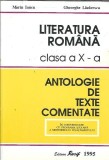 Literatura romana. Antalogie de texte comentate pentru clasa a X-a - Marin Iancu