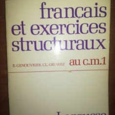 Francais et exercices structuraux- E. Genouvrier, Cl. Gruwez