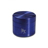 Grinder metalic Black Leaf, Groove, 4 Parti, Albastru, O40mm