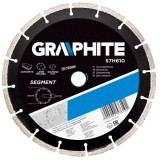Disc diamantat segmentat Graphite 230x22,2 mm, sudat cu laser