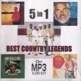 Compilatie Muzicala Country - Best Country Legends 5 in 1 CD - Diverse Artisti (Kenny Rogers, Jim Reeves, Don Williams)