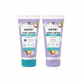 Pachet Crema maini 100 ml si Crema picioare 100 ml Cosmaline Skinnet cu 5 beneficii in 1, cu unt de