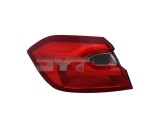 Lampa spate FORD FIESTA, 08.2017-12.2021, partea stanga, TYC, P21/5W; fara suport bec; exterior; fara the Ford mark,