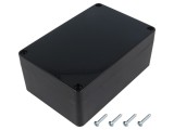 Carcasă universală ABS neagră IP65 90mm x 135mm x 55mm