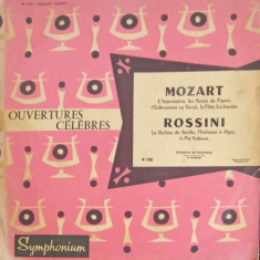 Disc vinil, LP. Ouvertures Célèbres Symphonium-Wolfgang Amadeus Mozart, Gioacchino Rossini